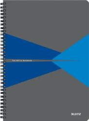 Leitz Caiet de birou LEITZ Office, PP, certificare FSC, reciclabil, A5, 90 coli, cu spira, matematica (L-44981035)