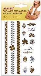 Alpino Set tatuaje metalice, ALPINO Party - auriu/argintiu (MS-DL000650)