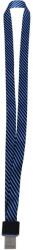 Kejea Lanyard textil, 15mm latime, clip metal, KEJEA - negru (KJ-K-1534-HT-BK) - forit