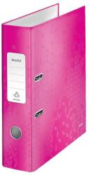Leitz Biblioraft LEITZ 180 WOW, carton laminat, partial reciclat, FSC, A4, 80 mm, roz (L-10050023)