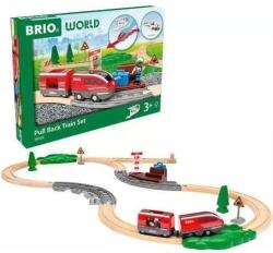 Ravensburger Trenulete de jucarie, Ravensburger, Zestav Pull Back Train, multicolor, set (63610200)