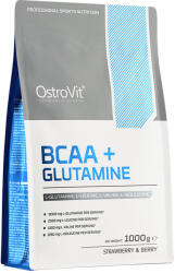 OstroVit BCAA + Glutamine (1000 g, Wild Strawberry Blueberry)
