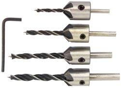 Kraft&Dele Süllyesztett spirálos fa fúrószárak 3-6 mm 4 db 16595 (KD10559)