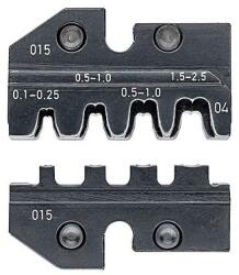 KNIPEX Krimpelő profil, szigeteletlen, nyitott dugaszoló csatlakozóhoz 2, 8 + 4, 8 mm KNIPEX 08608 (97 49 04)