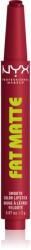 NYX Cosmetics Fat Matte balsam de buze cu efect matifiant Plushin' Plum 2 g