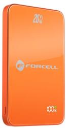 Forcell Портативна батерия Forcell - F-Energy SuperSlim F5K8, 5000 mAh, MagSafe, оранжева (5903396469282)