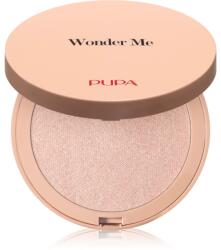 PUPA Milano Wonder Me Glow kompakt púderes élénkítő arcra árnyalat 101 - Rose Gold 7.5 g