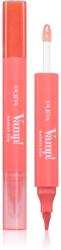 PUPA Vamp! Lip Marker Duo repara buzele stralucitor culoare 008 Orange Sorbet 1.4 ml