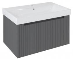 Sapho NELIO STRIP mosdótartó szekrény, 2 fiókkal, 76, 5x44x49cm, carina (NL080-4141S)