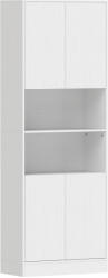 HOMCOM Dulap Cămară de Bucătărie 170cm, cu Raft Reglabil, Alb | Aosom Romania (83A-571V00WW) Bufet