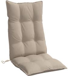 vidaXL 4 db tópszínű oxford-szövet magas háttámlájú székpárna 6.55 kg (377627)