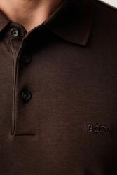 HUGO BOSS тениска тип пулове с яка мъжка от памук Pado 30 (50468392) - answear - 254,06 лв