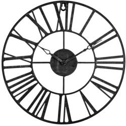 Atmosphera Falióra római számokkal, Ø 37 cm, fekete színű (162261C)