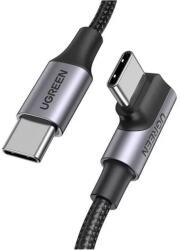 UGREEN USB-C Derékszögű Gyorstöltő 100W Fekete 1m 71198 (71198)