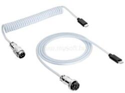 Akyga USB-C - USB-C kábel 1m fehér (AK-USB-49) (AK-USB-49) (AK-USB-49)
