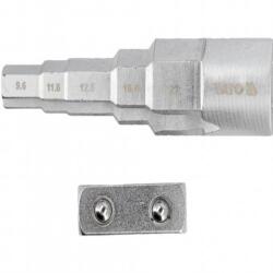 TOYA Cheie instalator in trepte cu adaptor 1/2, Cr-V Cleste