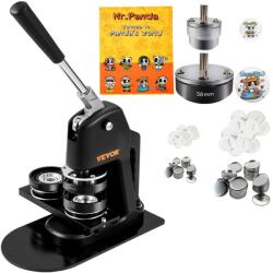 VEVOR Masina de Fabricat Butoni VEVOR, 2-in-1, 32 mm si 58 mm, Set Complet cu 500 Accesorii (14405283)