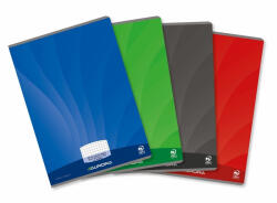 Aurora Caiet A4 Aurora Mano, 60 file, 90g/mp, matematica, coperta carton lucios, Culori asortate (60MQ5)