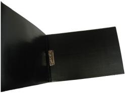  Dosar cu fermoar A/4 din PVC, orizontal, negru (H-222)