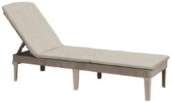 Keter 255884 Jaipur műrattan napozóágy (párnával) - cappuccino-homok