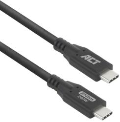 ACT Cablu ACT USB-C la USB-C, 0, 5 m, negru (AC7420)