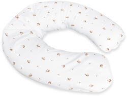 BabyMatex Szoptatós párna Relax Jersey 190cm Plüssmackó - pepita