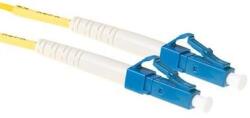 ACT Cablu de fibră optică ACT LSZH monomod 9/125 OS2, simplex, cu conectori LC, 3 m, galben (RL9993)