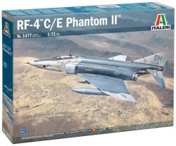 Italeri Model asamblabil Italeri Militare: Avioane - Luptător de recunoaștere tactic american McDonnell Douglas RF-4 C/E Phantom II (ITA1477)
