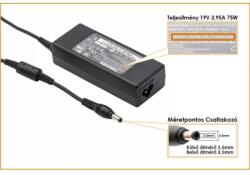 Toshiba Eredeti Adapter 19v/75w - elvo