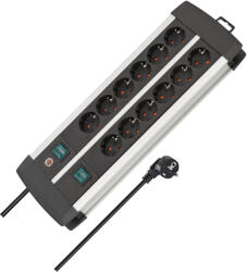 brennenstuhl Prelungitor Brennenstuhl - Premium Alu-Line, 12 prize , 3 m, negru /argintiu (1391000912)