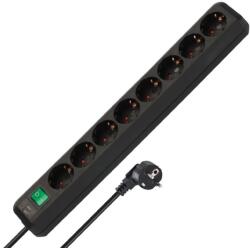 brennenstuhl Prelungitor Brennenstuhl - Eco-line, 8 prize , 3 m, negru (1159300028)