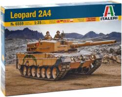Italeri Model asamblabil Italeri Moderne: Trenuri - Tancul principal de luptă german Leopard 2A4 (ITA6559)