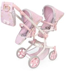 De Cuevas Toys 90875 Cărucior pliabil pentru păpuși gemene cu geantă Sophie 2025 - 91 cm (MA6-90875)