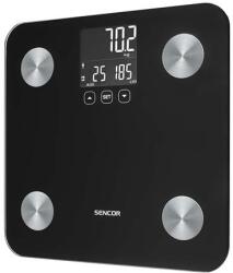 Sencor Cantar digital SENCOR SBS6026BK, 180 kg, Ecran LCD, Comenzi tactile (Negru) (S-SBS6026BK) Cantar baie
