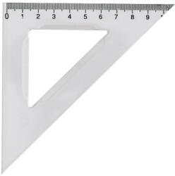  Vonalzó háromszög 45° 10.5 cm, műanyag