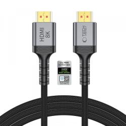 Tech-Protect Cablu Video Tech-Protect Ultraboost 2, HDMI - HDMI, 8K, 2m, Negru - evomag