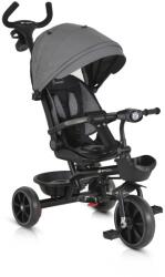 BYOX Tricicleta copii Byox Summer Grey cu maner, scaun reversibil si pozitie de somn
