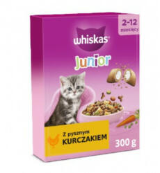 Whiskas Junior szárazeledel csirkehússal 300 g (154037)