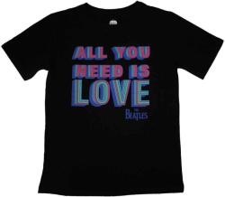 The Beatles All You Need Is Love Black S Női Ing (BEATTEE557LB01)