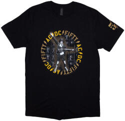 AC/DC Fifty Angus Repeat Black L Ing (ACDCTS129MB03)