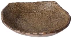 MIJ Platou de servit TERRA 26 x 23 cm, maro, ceramică, MIJ (MIJC1121) Tava