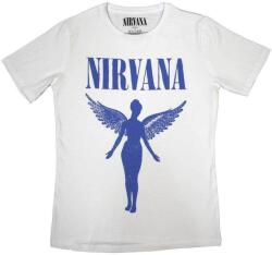 Nirvana Angelic Blue Mono White M Női Ing (NIRVTS82LW02)