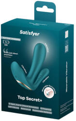 Satisfyer anál izgatók Satisfyer - Top Secret+ hárommotoros vibrátor (zöld, elemes) - ovszer-vasarlas