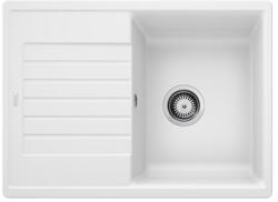 BLANCO Zia 45 S Compact Silgranit mosogatótálca 68x50x20, 2 cm fehér, excenter nélkül (BL-524725)