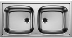 BLANCO Top Ez 8x4 mosogatótálca 86x43, 5x5, 9 rozsdamentes acél, excenter nélkül, 1 1/2" lefolyó (BL-500372K)