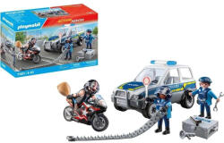 Playmobil Jucarie De Rol Politisti In Urmarirea Hotului - Playmobil Action Heroes - Police (pm71811)