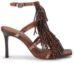 Kurt Geiger London magas sarkú szandál Fringe Sandal 90 - barna Női 41