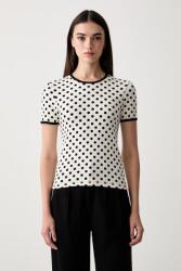 Marimekko női póló pamut elasztánnal - bézs S - answear - 45 990 Ft