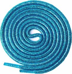 Olukssck csillogó kerek cipőfűző, 2 pár - kék - 160 cm