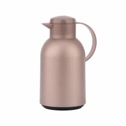 emsa Samba Termosz Kancsó 1, 5 literes, Quick Press Zárral, 12 óra meleg és 24 óra hideg, Áttetsző Taupe